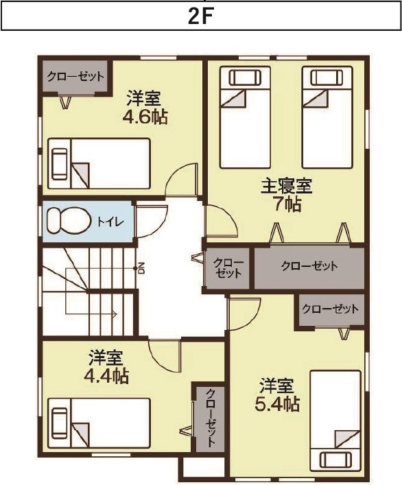 2F間取り